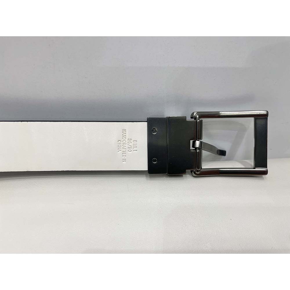 Thắt lưng khóa kim GUESS Reversible Black White chính hãng new – Size 36 - Ảnh 5