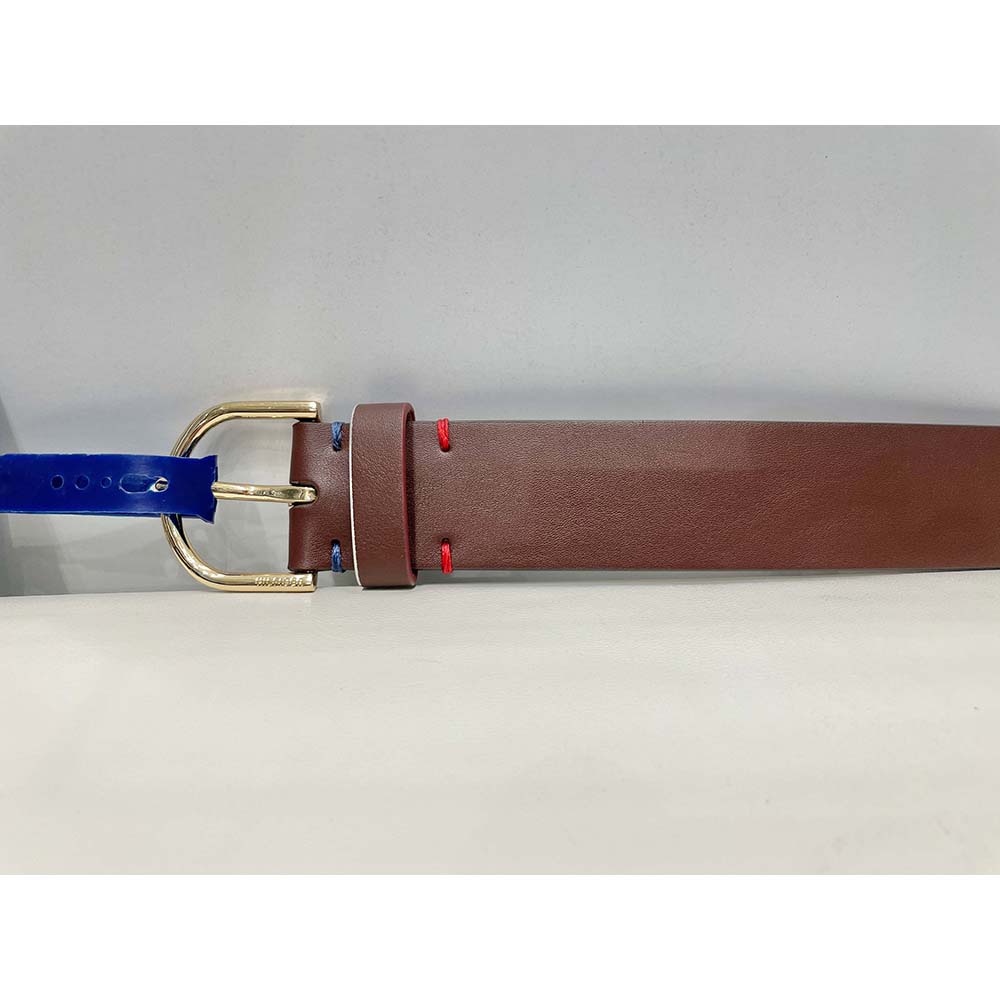 Dây lưng bản nhỏ TOMMY HILFIGER Half Round chính hãng new – Size 38 - Ảnh 2