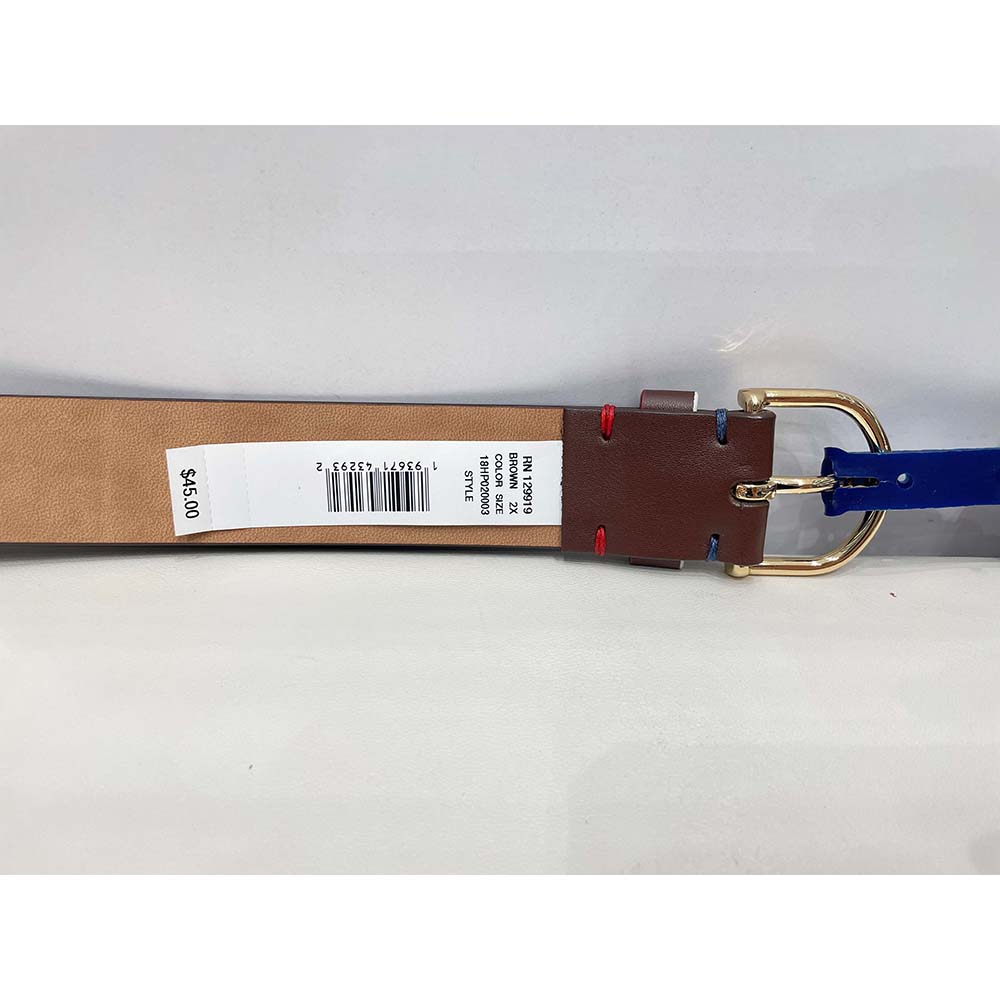 Dây lưng bản nhỏ TOMMY HILFIGER Half Round chính hãng new – Size 38 - Ảnh 6