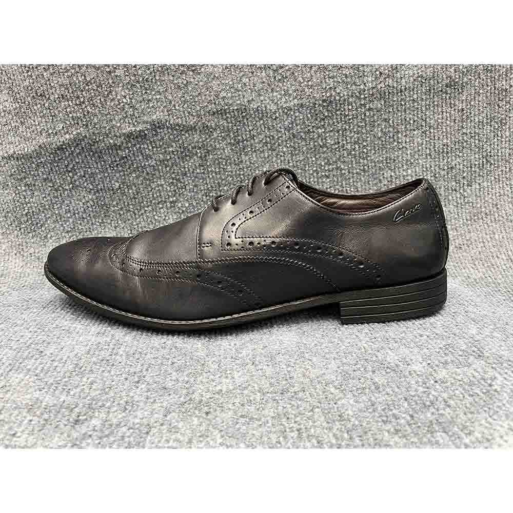 Giày derby nam CLARKS Wingtip chính hãng 2hand – Size 42.5 - Ảnh 2