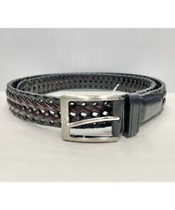 Dây lưng da đan FOSSIL Braided Belt chính hãng new