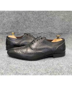 Giày da nam A. TESTONI Wingtip Oxford chính hãng 2hand