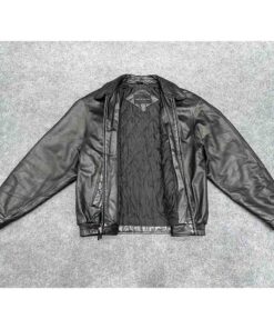 Alternative view of Áo da cừu nam CROFT & BARROW Bomber chính hãng secondhand - Size M