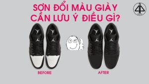 Sơn đổi màu giày sneaker