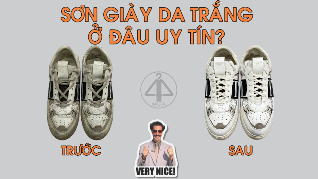Sơn giày da trắng ở đâu