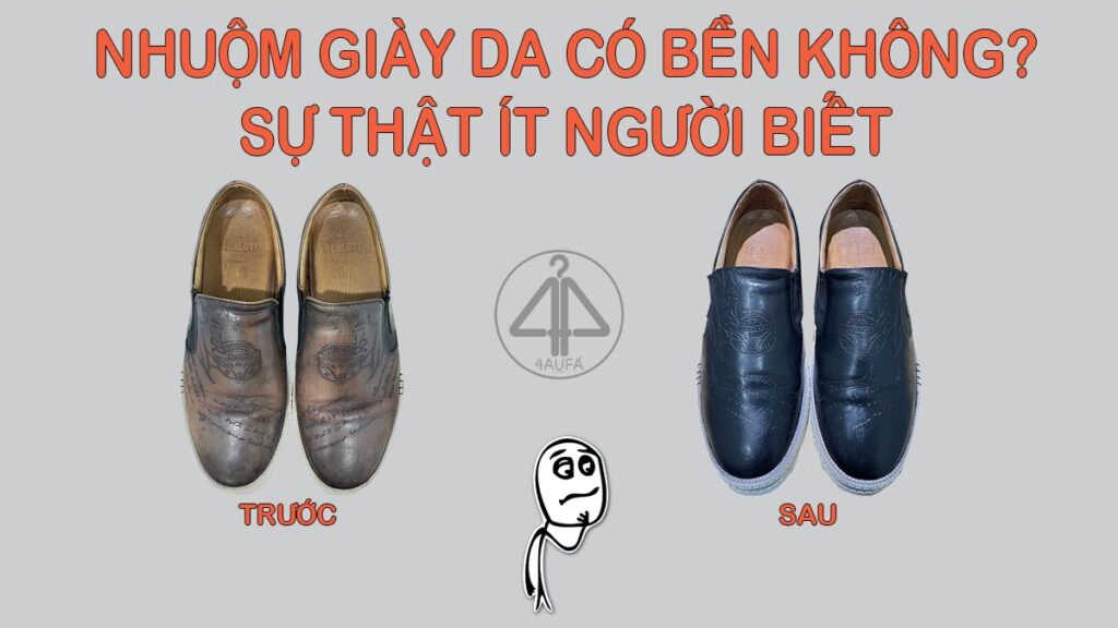 Nhuộm giày da ở đâu Hà Nội