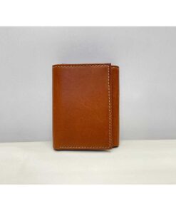 Ví đứng da bò BASS Trifold chính hãng new