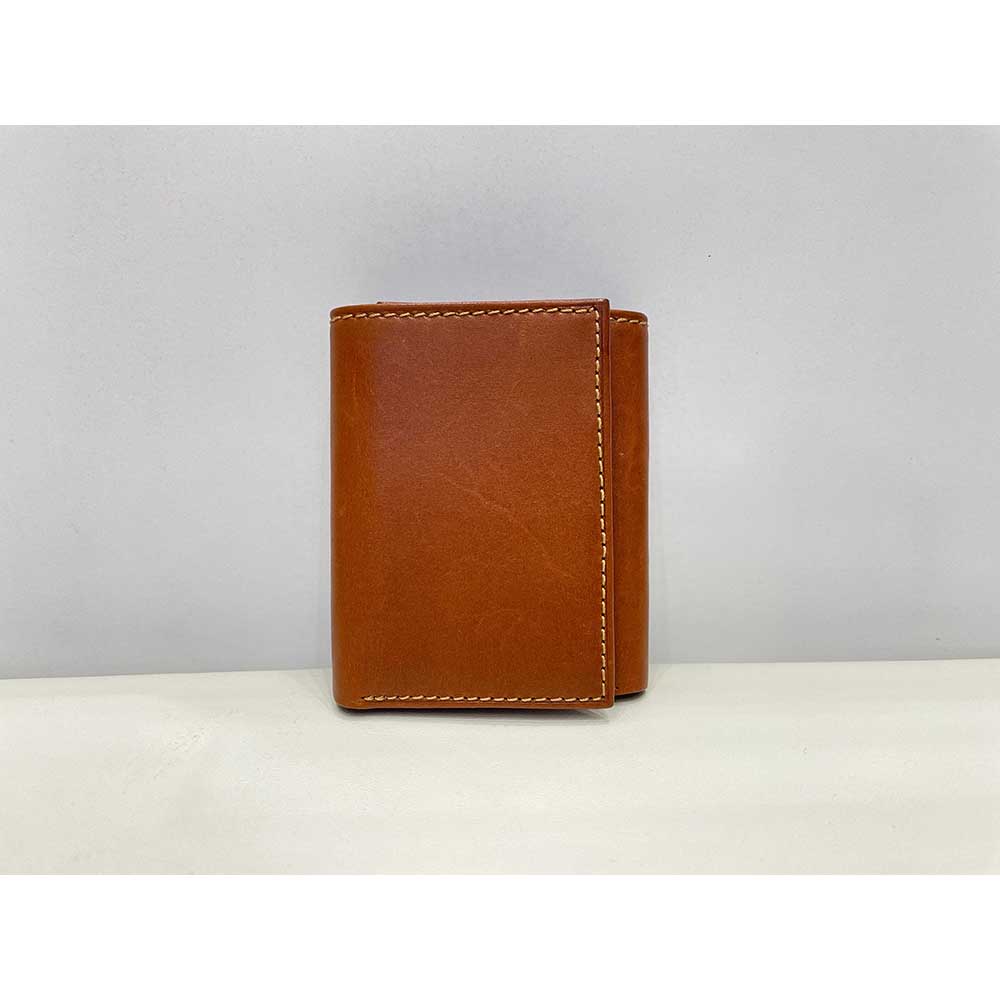 Ví đứng da bò BASS Trifold chính hãng new