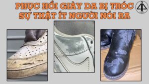 Phục hồi giày da bị tróc