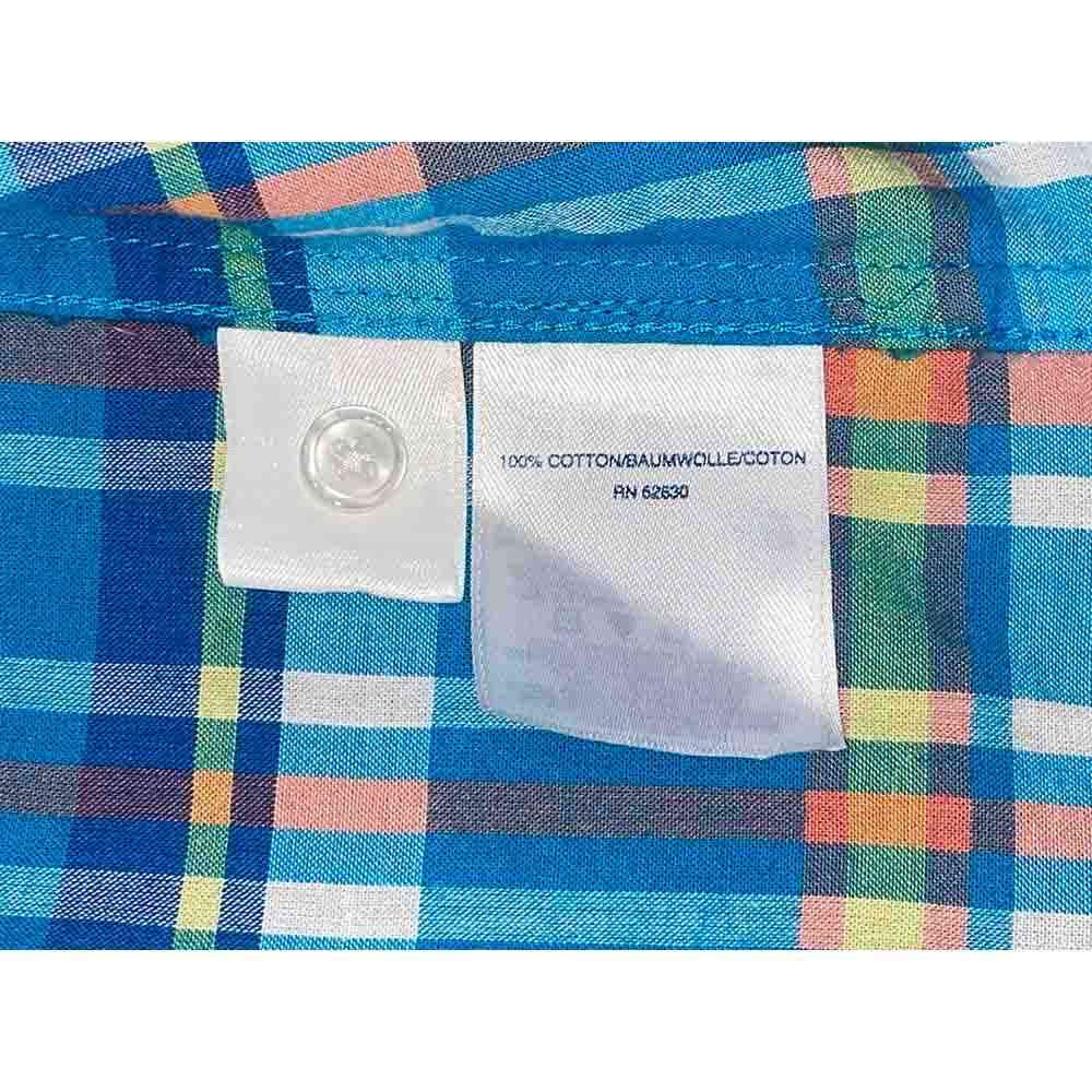 Áo sơ mi tay cộc LAND’S END Plaid kẻ caro chính hãng 2hand – Size S - Ảnh 5