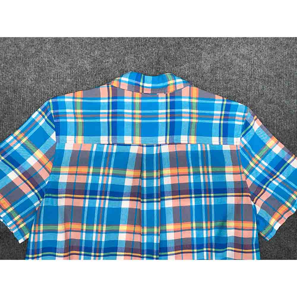 Áo sơ mi tay cộc LAND’S END Plaid kẻ caro chính hãng 2hand – Size S - Ảnh 7