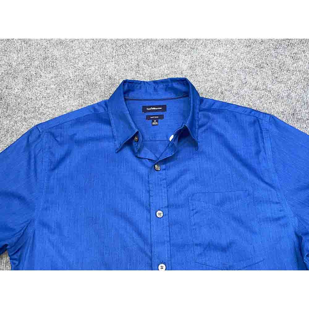 Áo sơ mi ngắn tay CROFT & BARROW Easy Care chính hãng 2hand – Size S - Ảnh 3