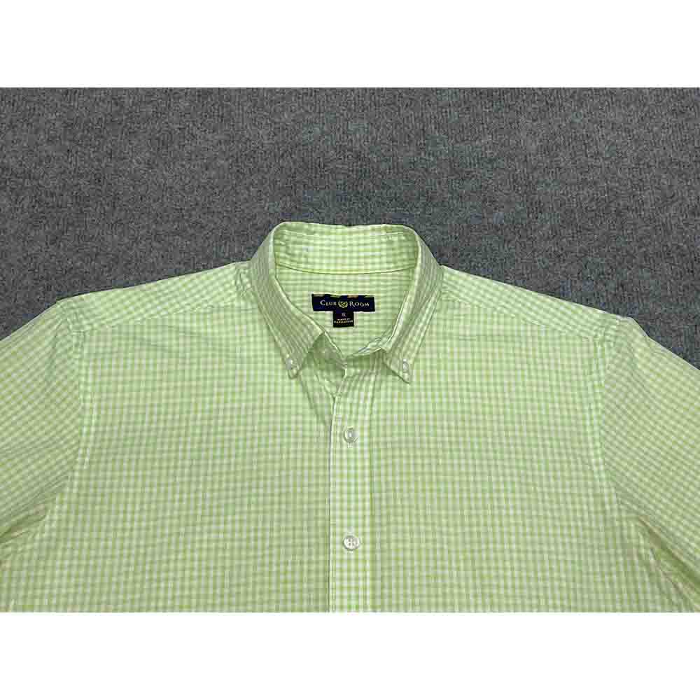 Áo sơ mi ngắn tay CLUB ROOM Checkered Plaid chính hãng 2hand – Size S - Ảnh 3