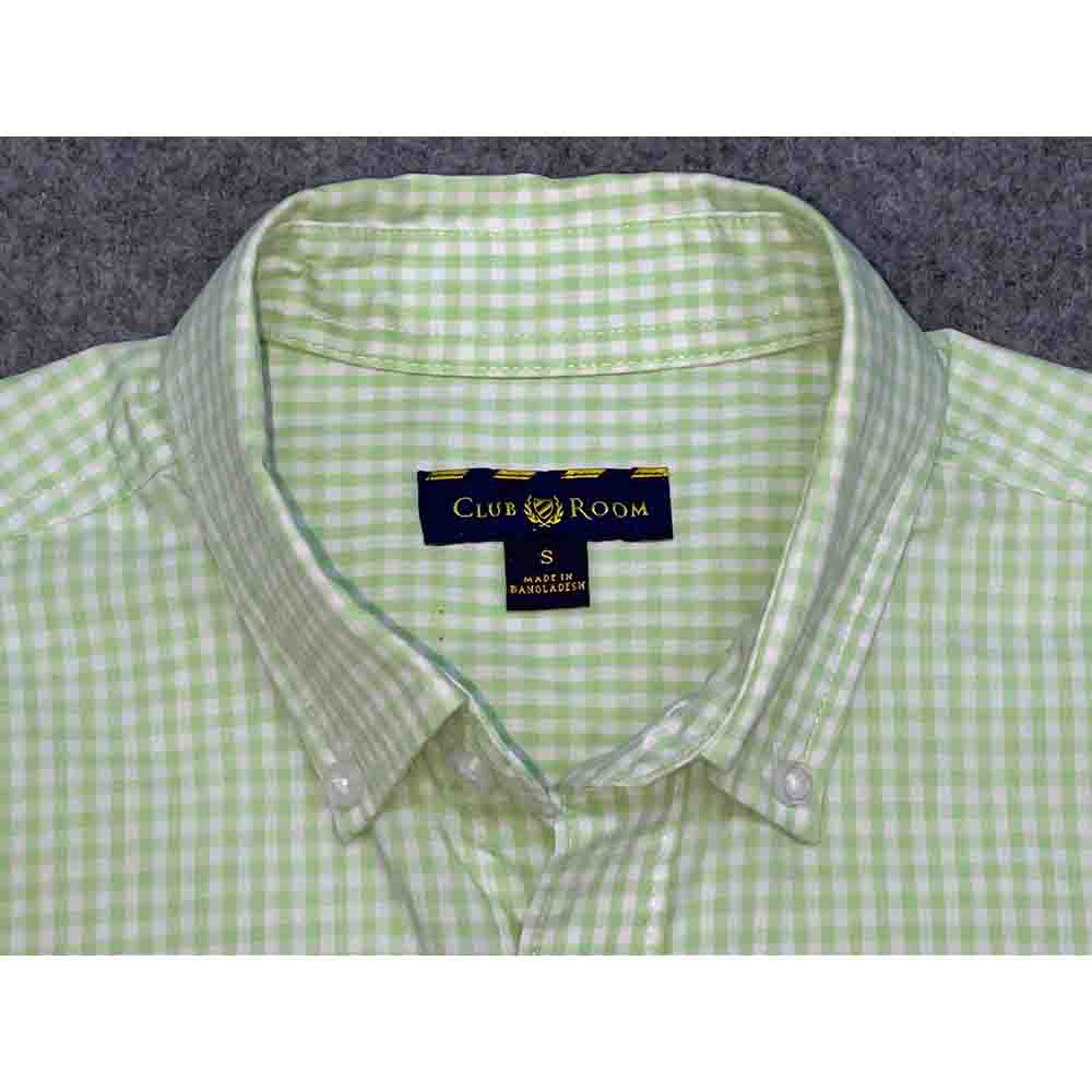 Áo sơ mi ngắn tay CLUB ROOM Checkered Plaid chính hãng 2hand – Size S - Ảnh 4