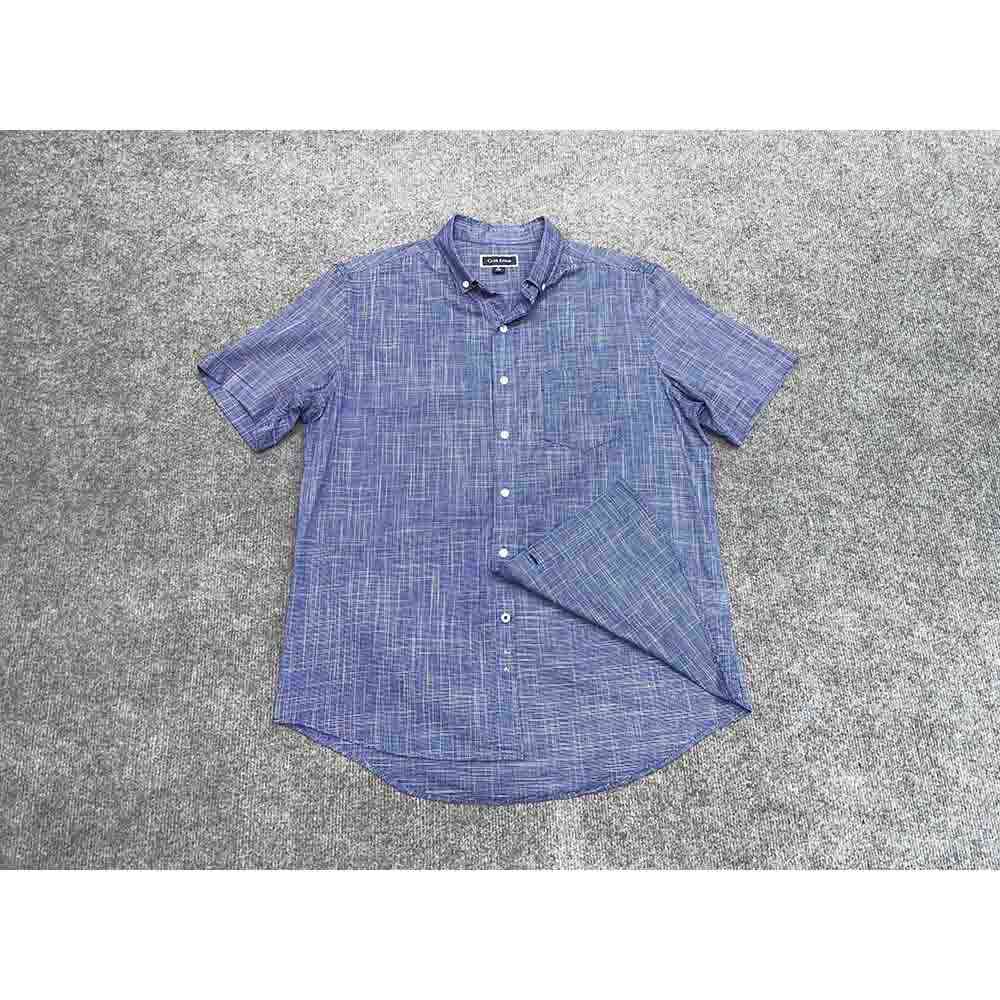 Áo sơ mi tay ngắn CLUB ROOM Classic Fit chính hãng 2hand – Size M - Ảnh 2