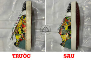 Tẩy ố vàng sneaker