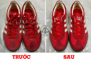 Giặt giày Adidas da lộn