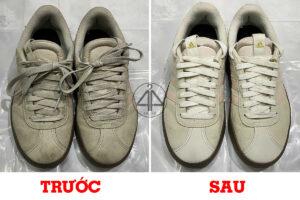 Vệ sinh sneaker Adidas da lộn