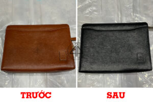 Nhuộm đổi màu clutch da