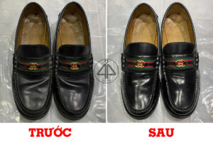 Vệ sinh giày loafer Gucci