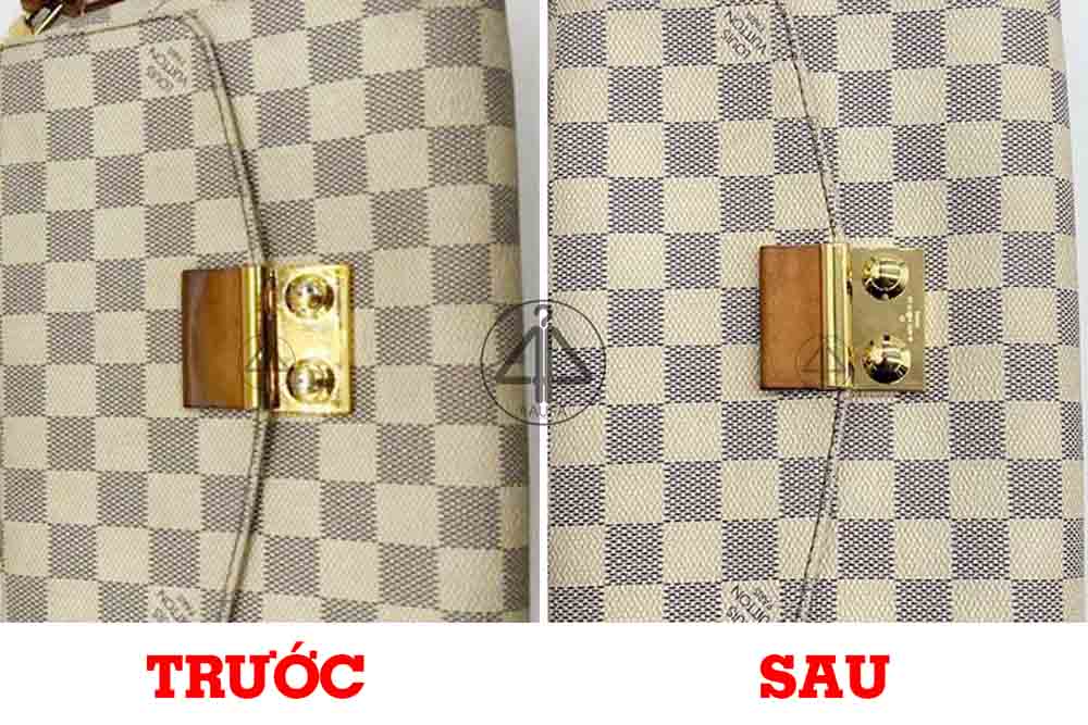 Mạ vàng khóa túi xách LV