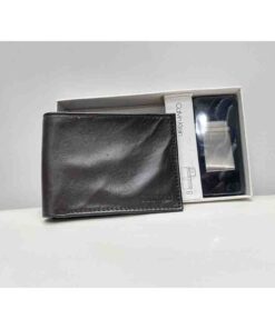 Ví nam da cừu CALVIN KLEIN Bifold Money Clip chính hãng new