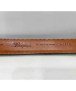 Dây lưng da bản nhỏ BRAGANO Dress Belt chính hãng 2hand – Size 38 - Ảnh 5