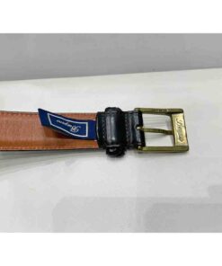 Dây lưng da bản nhỏ BRAGANO Dress Belt chính hãng 2hand – Size 38 - Ảnh 6