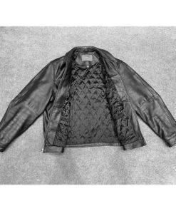 Áo da bò nam CROFT & BARROW Bomber chính hãng 2hand – Size M - Ảnh 5