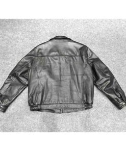 Áo da bò nam CROFT & BARROW Bomber chính hãng 2hand – Size M - Ảnh 7