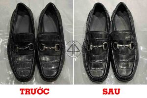 Bảo dưỡng giày da cá sấu Hà Nội