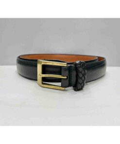 Dây lưng da bản nhỏ BRAGANO Dress Belt chính hãng 2hand