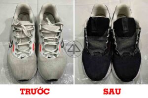 Nhuộm giày sneaker Nike trắng