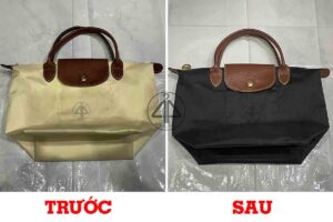 Nhuộm túi xách Longchamp