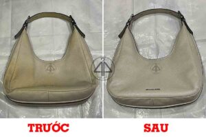 Sơn túi da Michael Kors trắng