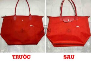 Tẩy vết bẩn túi Longchamp
